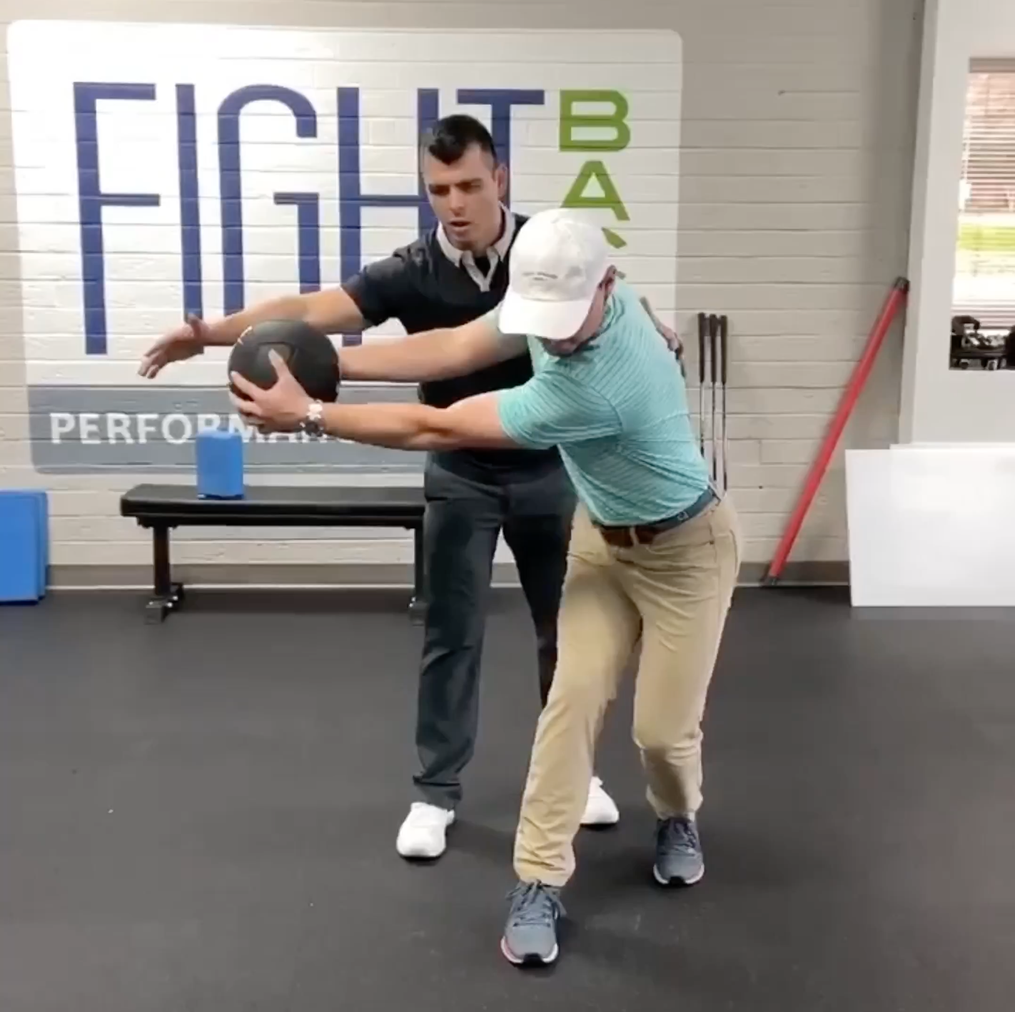 Hip Rotation with Follow Through Motion