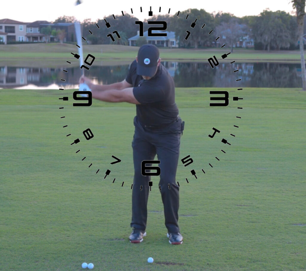 Control your wedges on an imaginary clock in your head.